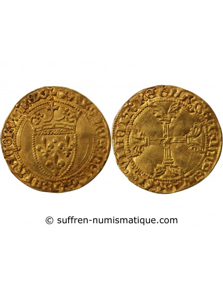 Charles VII 01-févr ecu Or 1438-1445 A Paris