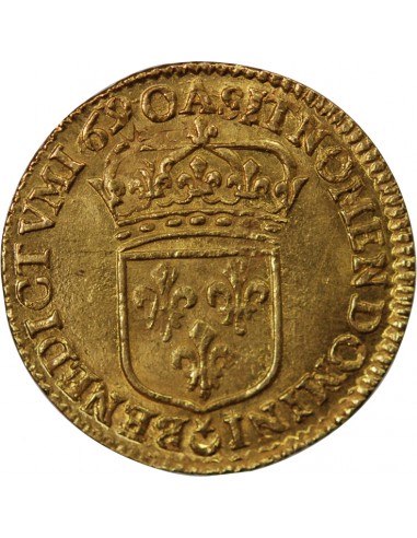 Louis XIV 1/2 louis d'or Or 1690 A Paris