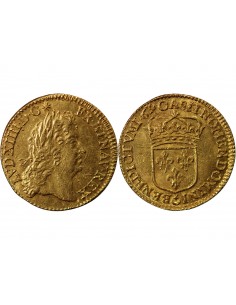 Louis XIV 1/2 Louis d'or à l'écu Or 1690 A Paris 2