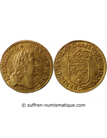 Louis XIV 1/2 louis d'or Or 1690 A Paris