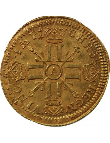 Louis XIV 1/2 louis d'or Or 1701 A Paris