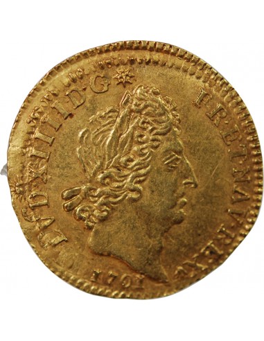 Louis XIV 1/2 louis d'or Or 1701 A Paris