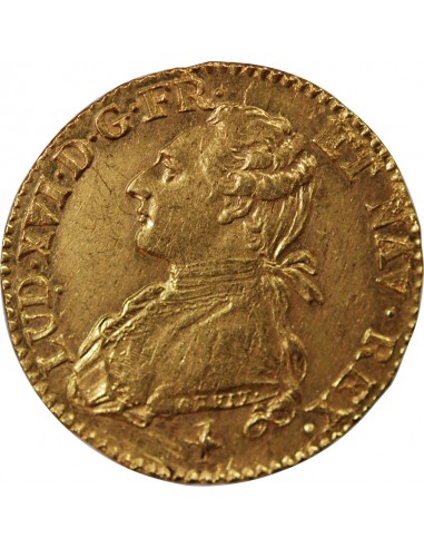 LOUIS XVI - LOUIS D'OR AU BUSTE HABILLE 1782 A PARIS