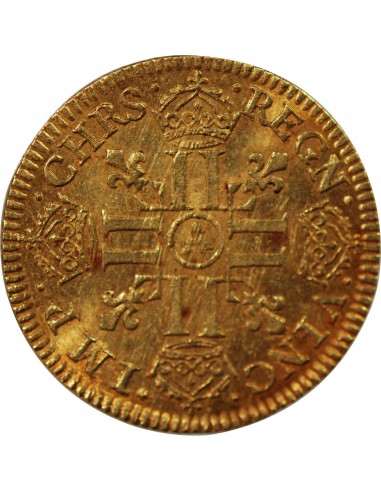 Louis XIV 1 louis d'or Or 1644 A Paris