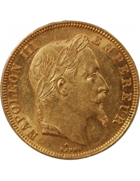 NAPOLEON III ﻿- 50 FRANCS OR 1852 BB STRASBOURG