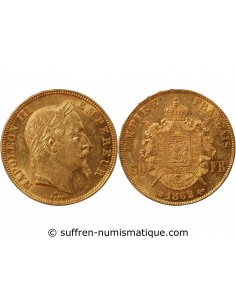 NAPOLEON III ﻿- 50 FRANCS OR 1852 BB STRASBOURG