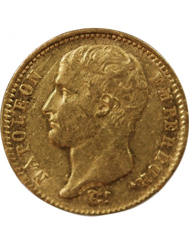 NAPOLEON Ier﻿ - 20 FRANCS OR﻿, BALANCIER GENGEMBRE - 1807 A PARIS