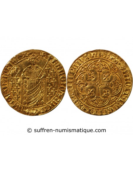 Charles VII 1 royal d'or Or 1429 -1461 Montélimar