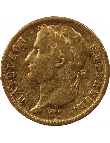 NAPOLÉON Ier - 20 FRANCS OR, TETE LAUREE - 1810 A PARIS