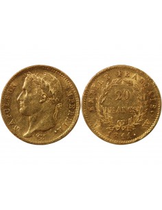 Napoléon Ier, Empereur de France, Roi d'Italie 20 Francs Or 1811 W Lille 2