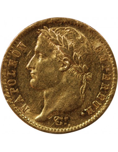 NAPOLÉON Ier - 20 FRANCS OR, TETE LAUREE - 1812 A PARIS