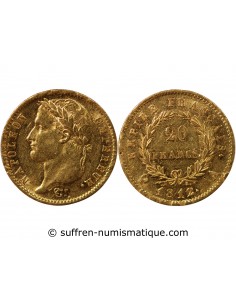 NAPOLÉON Ier - 20 FRANCS OR, TETE LAUREE - 1812 A PARIS
