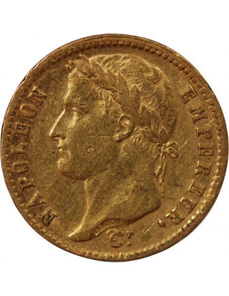 NAPOLÉON Ier - 20 FRANCS OR, TETE LAUREE - 1812 A PARIS