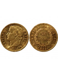 Napoléon Ier, Empereur de France, Roi d'Italie 20 Francs Or 1813 A Paris 2