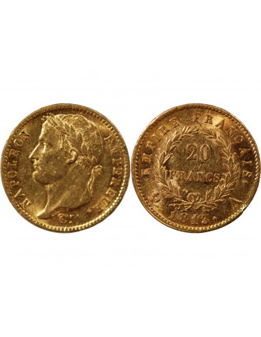 NAPOLÉON Ier - 20 FRANCS OR, TETE LAUREE - 1813 A PARIS
