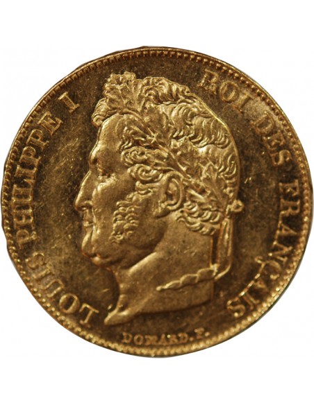 LOUIS PHILIPPE﻿ Ier - 20 FRANCS OR 1847 A PARIS﻿
