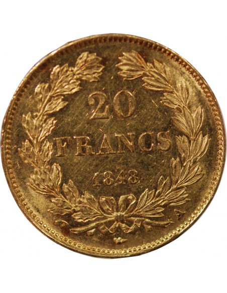 LOUIS PHILIPPE﻿ Ier - 20 FRANCS OR 1847 A PARIS﻿