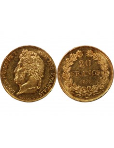 LOUIS PHILIPPE﻿ Ier - 20 FRANCS OR 1847 A PARIS﻿ 2
