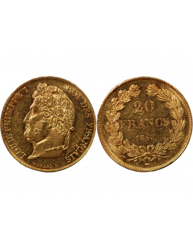 LOUIS PHILIPPE﻿ Ier - 20 FRANCS OR 1847 A PARIS﻿
