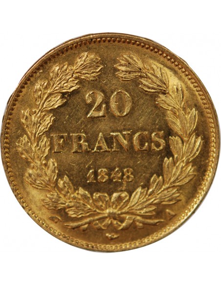 LOUIS PHILIPPE﻿ Ier - 20 FRANCS OR 1847 A PARIS﻿