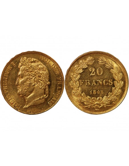LOUIS PHILIPPE﻿ Ier - 20 FRANCS OR 1847 A PARIS﻿
