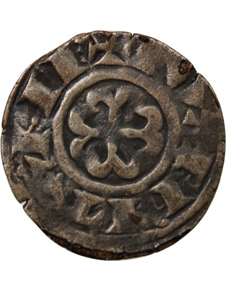 DUCHÉ DE BRETAGNE, ANONYME - DENIER - 1186 / 1213, NANTES