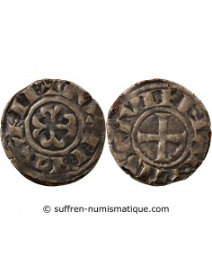 DUCHÉ DE BRETAGNE, ANONYME - DENIER - 1186 / 1213, NANTES
