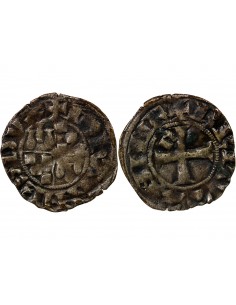 DUCHÉ DE BRETAGNE, JEAN III - DENIER 1312 / 1341 NANTES 2
