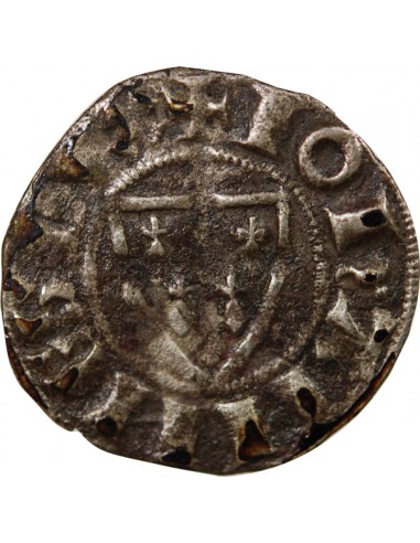 DUCHÉ DE BRETAGNE, JEAN III LE BON - DENIER 1312 / 1341 SAINT-BRIEUC