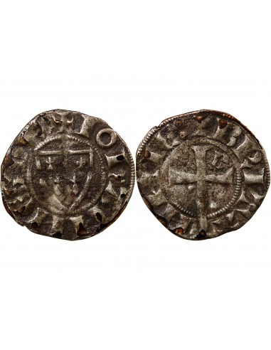 DUCHÉ DE BRETAGNE, JEAN III LE BON - DENIER 1312 / 1341 SAINT-BRIEUC