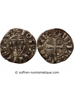 DUCHÉ DE BRETAGNE, JEAN III LE BON - DENIER 1312 / 1341 SAINT-BRIEUC