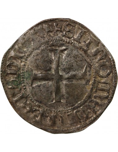 DUCHÉ DE BRETAGNE, JEAN V - BLANC AUX NEUF MOUCHETURES 1399 / 1442 VANNES
