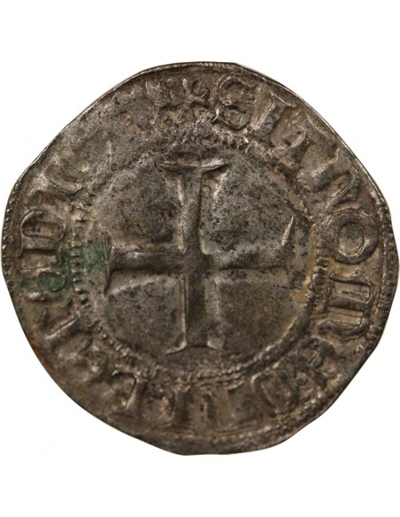 DUCHÉ DE BRETAGNE, JEAN V - BLANC AUX NEUF MOUCHETURES 1399 / 1442 VANNES