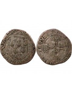 François II de Bretagne 1 gros Billon 1458-1488 T Nantes 2