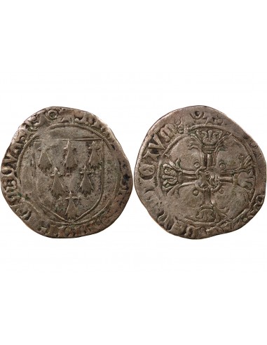 François II de Bretagne 1 gros Billon 1458-1488 T Nantes