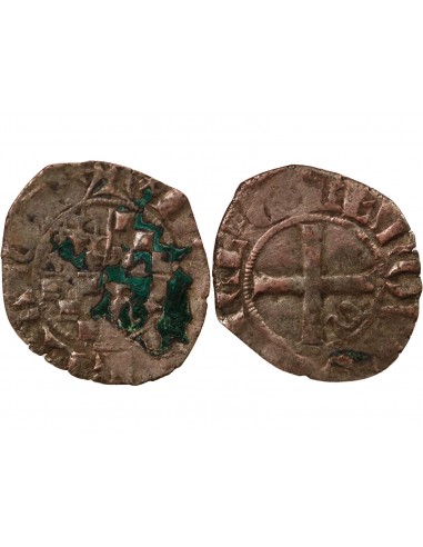 DUCHÉ DE BRETAGNE, JEAN III LE BON - DENIER 1312 / 1341 SAINT-BRIEUC