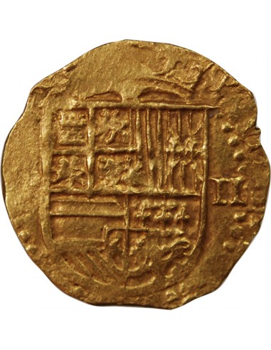 ESPAGNE, PHILIPPE II - 2 ESCUDOS OR 1566/88