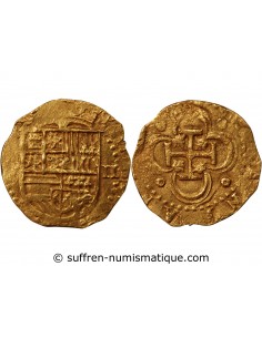 ESPAGNE, PHILIPPE II - 2 ESCUDOS OR 1566/88