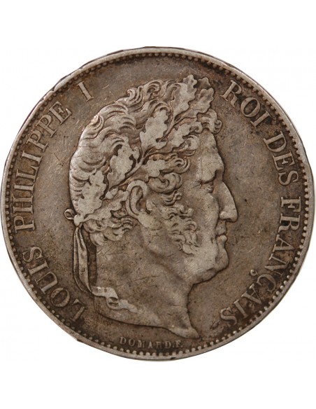 Louis-Philippe Ier 5 francs Argent 1848 A Paris