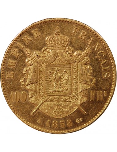 NAPOLEON III - 100 FRANCS OR 1858 A PARIS﻿