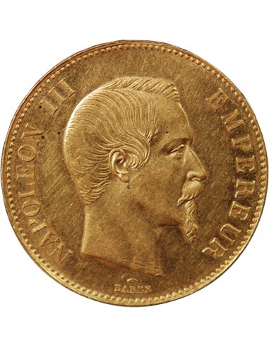 NAPOLEON III - 100 FRANCS OR 1858 A PARIS﻿