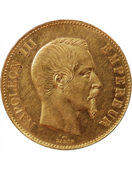 NAPOLEON III - 100 FRANCS OR 1858 A PARIS﻿
