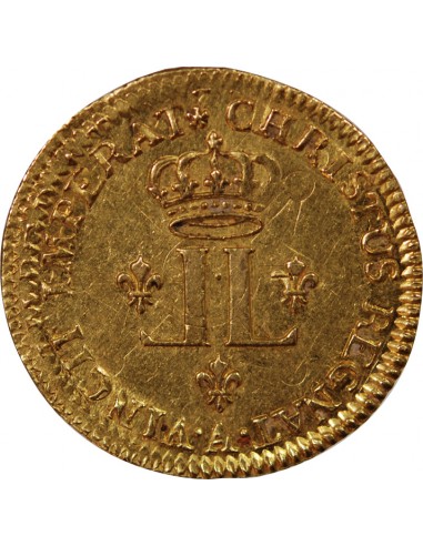 LOUIS XV - LOUIS D'OR REFORME AUX 2 L 1721 A PARIS