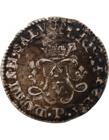 Louis XIV 4 Sols aux 2 L Couronnés Argent 1692 P Dijon