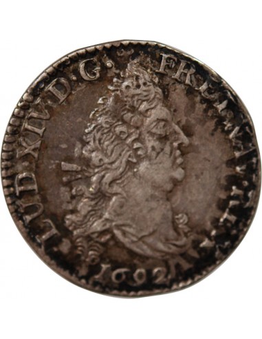 Louis XIV 4 sols Argent 1692 P Dijon