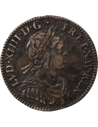 Louis XIV 01-déc ecu Argent 1643 A Paris
