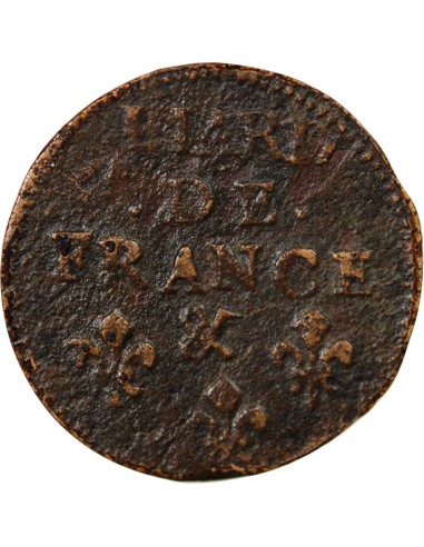 Louis XIV 1 liard Cuivre 1699 & Aix-en-Provence