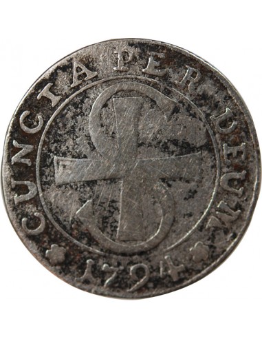 Suisse 10 kreuzer Argent 1794