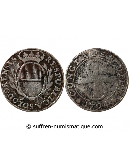 Suisse 10 kreuzer Argent 1794