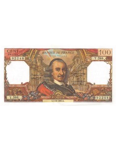 FRANCE, CORNEILLE - 100 FRANCS 05/10/1967 - SÉRIE Y.266 2